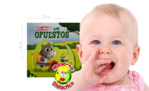 6325 *MUEVO Y DESCUBRO LOS OPUESTOS* (15x15 cm.) 10 Pág-Cartón - Imagen 2