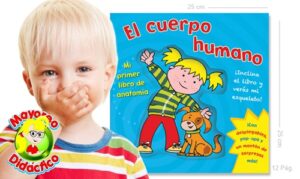 0334 *ENCICLOPEDIA INTERACTIVA DEL CUERPO HUMANO * (25x25 cm.) 12 Pág.-Cartón - Imagen 2
