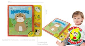 0201 *MI PRIMER LIBRO ROMPECABEZAS MASCOTAS* (26x25 cm.) 10 Pág. - Imagen 2
