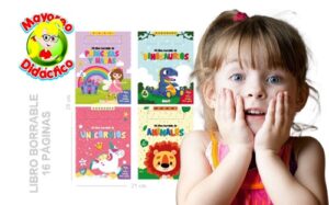 0934 *BORRABLE Libro de Actividades* (21x28 cm.) 16 Pág. Plas.-4 Diferentes. - Imagen 2