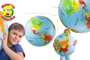 4399 *GIGANTE Globo Terráqueo Inflable* (90 cm.) - Imagen 2