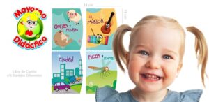 7743 *TOCA Y ESCUCA Cartón c/6 Sonidos* (14x19 cm.) 8 Pág. 4 Diferentes. - Imagen 2