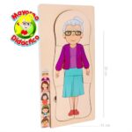 0570 *Rompe-Madera 5 en 1 CICLOS DE LA VIDA Abuelita* (15x30 cm.) - Imagen 3