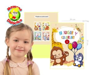 0925 *A JUGAR Y COLOREAR #1* (20x27 cm.) 64 Pág. - Imagen 2