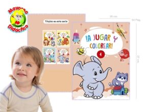 0928 *A JUGAR Y COLOREAR #4* (20x27 cm.) 64 Pág - Imagen 2