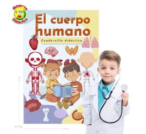 0929 *CUERPO HUMANO Cuadernillo Didáctico* (14x21 cm.) 96 Pág - Imagen 2