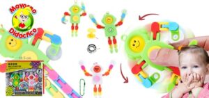 2618 *ROBOT LLAVERO MULTIFUNCIONAL ANTIESTRES* (19.5x19.5 cm.) 2 Pcs. - Imagen 3