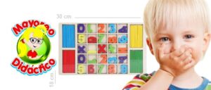 6519 *TABLERO Matemático* (30x18 cm.) 65 Pcs.+ Tablero. - Imagen 2