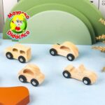 9524 *CARRITOS de Madera Natural e/Caja* (23x11.5 cm.) 4 Pcs. - Imagen 3