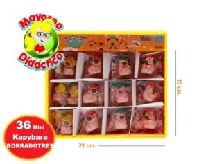 0007-36 *KAPYBARA/CAPYBARA CAJA c/36 Mini BORRADOR* (21x19 cm.) - Imagen 5