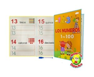 1160 *LIBRO BORRABLE de Caligrafía Números* (17x27.5 cm.) 15 Pág.+Plumón. - Imagen 2