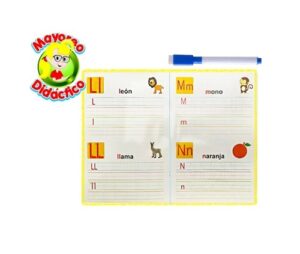 1160 *LIBRO BORRABLE de Caligrafía ABC* (17x27.5 cm.) 15 Pág.+Plumón. - Imagen 4