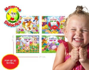 1856 *POP-UP 3D Cuentos de Cartón* (21x17 cm.) 10 Pág. 4 Diferentes. - Imagen 2