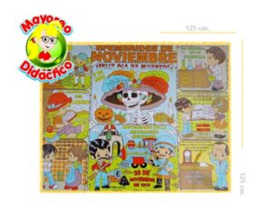 233 *NOVIEMBRE Mural Impreso e/Pellón* (125x125 cm.) - Imagen 2