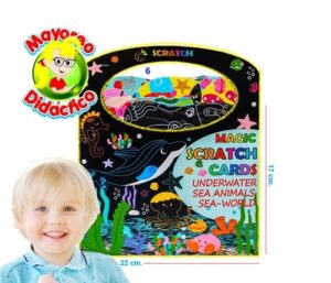 3452 *Maletín c/6 TARJETAS PIZARRÓN + Lápiz* (22x19.5 cm.) INDIVIDUAL - Imagen 6