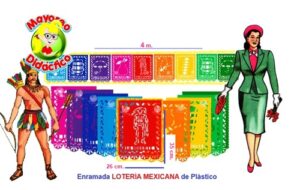 4411 *Enramada PLÁSTICA c/10 Baraja LOTERÍA MEXICANA* (26x35 cm.) 4m. INDIVIDUAL - Imagen 2