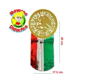 4415 *ESCUDO PAPEL Gallardete MEDIANO* (17.5X40 cm.) INDIVIDUAL - Imagen 2