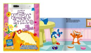 5141-5103 *Mis Primeros Trazos OBJETOS* (21x28 cm.) 16 Pág. BORRABLES c/Plumón. - Imagen 2