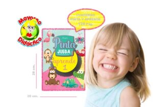 6676-6388 *Súper PINTA y JUEGA #1* (20x28 cm.) 128 Pág. - Imagen 2