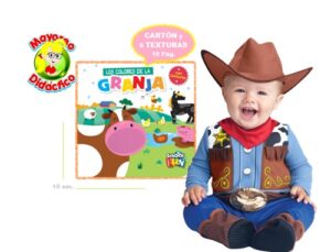 6294-6584 *TEXTURAS en CADA PÁGINA de Cartón GRANJA* (15x15 cm.) 10 Pág. - Imagen 2