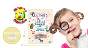 9112-9013 *Sopa de Letras INFANTILES ANIMALES* (21x28 cm.) 64 Pág. - Imagen 2