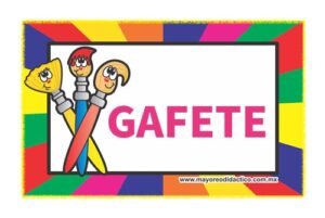 MD393 *GAFETES Impresos e/Cartón* (10.5x6.5 cm.) 20 Pcs. - Imagen 8