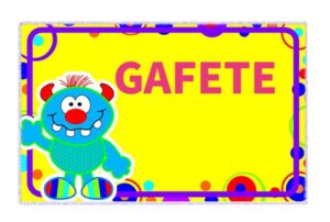 MD393 *GAFETES Impresos e/Cartón* (10.5x6.5 cm.) 20 Pcs. - Imagen 7