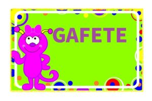 MD393 *GAFETES Impresos e/Cartón* (10.5x6.5 cm.) 20 Pcs. - Imagen 6