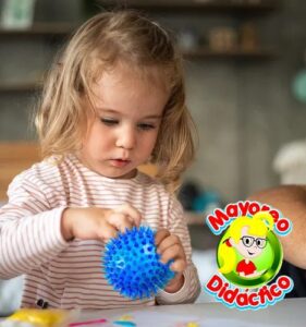 0254-20 *BOLSA c/20 Pelotas Inflables SENSORIALES CHICA* (12 cm.) 6 c/Diferentes. - Imagen 2