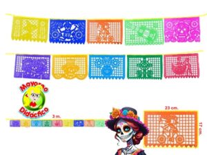0466-10 *10 CHICA Enramadas de PAPEL Día de Muertos* (23x17 cm.) 3m. - Imagen 2