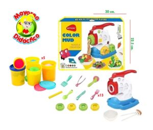 3909 *Color Mud CREA FIDEOS con Plastilina*(30x22.5 cm.) Juego+5 Botes de Plastilina. - Imagen 2