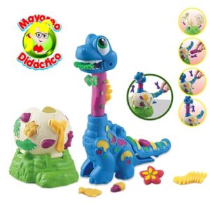 3912 *Color Mud CREA AL DINOSAURIO con Plastilina* (22.5x30 cm.) Juego+5 Botes de Plastilina. - Imagen 3