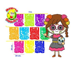 4343 *Enramada d/PAPEL Catrín & Catrina* (24x35 cm.) 3m. - Imagen 2