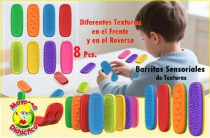 4436 *Barritas Sensoriales con 16 Texturas* (3x8.5 cm.) 8 Pcs. - Imagen 4