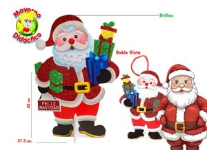 6241 *Feliz Navidad Santa Doble Vista* (27.5x40 cm.) - Imagen 2