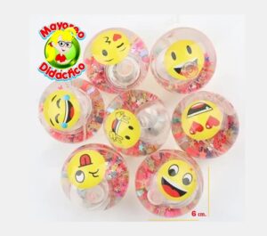 0010 *Pelota de Agua LED Smiley Face* (6 cm.) INDIVIDUAL - Imagen 2