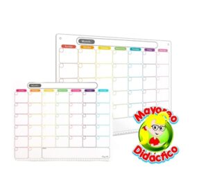 0069 *Calendario Borrable Mensual Magnético* (28x21 cm.) INDIVIDUAL - Imagen 3