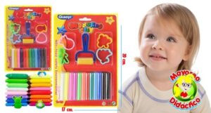 0191 *Plastilina c/Moldes* (17x20 cm.) 12 Barras+5 Moldes. - Imagen 2