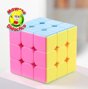 1314 *CAJA c/6 Rubik 3x3x3 COLORES* (5.5 cm.)
