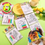 1757 *Rompecabezas p/Colorear c/3 + 4 Plumones* (14.5x55 cm.) 8 Set´s Diferentes. - Imagen 3