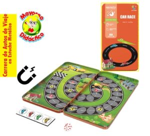 2119 *Carrera de Autos Magnéticos en Estuche Metálico (10x18.5 cm.) - Imagen 2