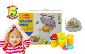 3905 *Color Mud CREA POSTRE con Plastilina* (26x19.5 cm.) Juego+3 Botes de Plastilina - Imagen 2