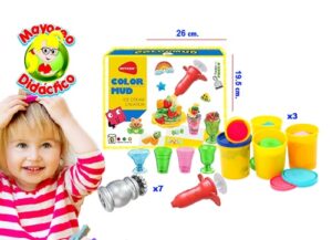 3907 *Color Mud CREA HELADOS con Plastilina* (26x19.5 cm.) Juego+3 Botes de Plastilina. - Imagen 2