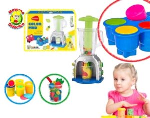 3908 *Color Mud CREA JUGOS EN LA LICUADORA con Plastilina* (22.5x30 cm.) Juego+5 Botes de Plastilina. - Imagen 2