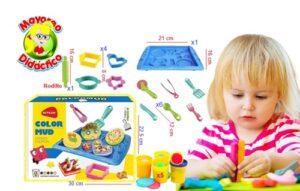 3911 *Color Mud CREA GALLETAS con Plastilina* (22.5x30 cm.) Juego+5 Botes de Plastilina. - Imagen 2