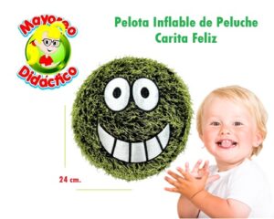 4438 *Pelota Inflable de PELUCHE- (24 cm.) 4 Diferentes. - Imagen 2