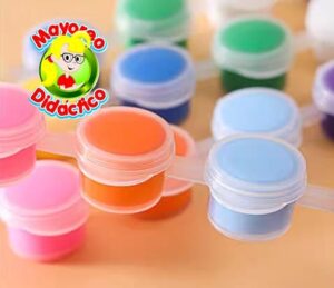 4439-20 *PAQUETE con 20 Sets de 12 Acuarelas +2 Pinceles* (17x3 cm.)