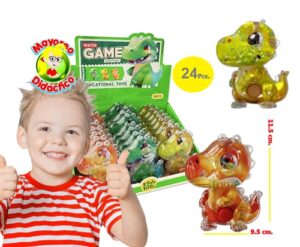 4441-24 *CAJA c/24 Juegos de Agua Dino World* (9.5x11.5 cm.) - Imagen 2