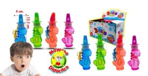 4443-24 *CAJA c/24 Burbujeros c/Cordón Silueta de Dino* (4x13.5 cm.) - Imagen 2