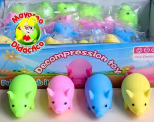 4444-24 *CAJA c/24 Cerditos de Gel* (4x8 cm.) - Imagen 2